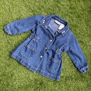 Celebrity Kids Lightweight Denim Shacket | Vintage-Inspired